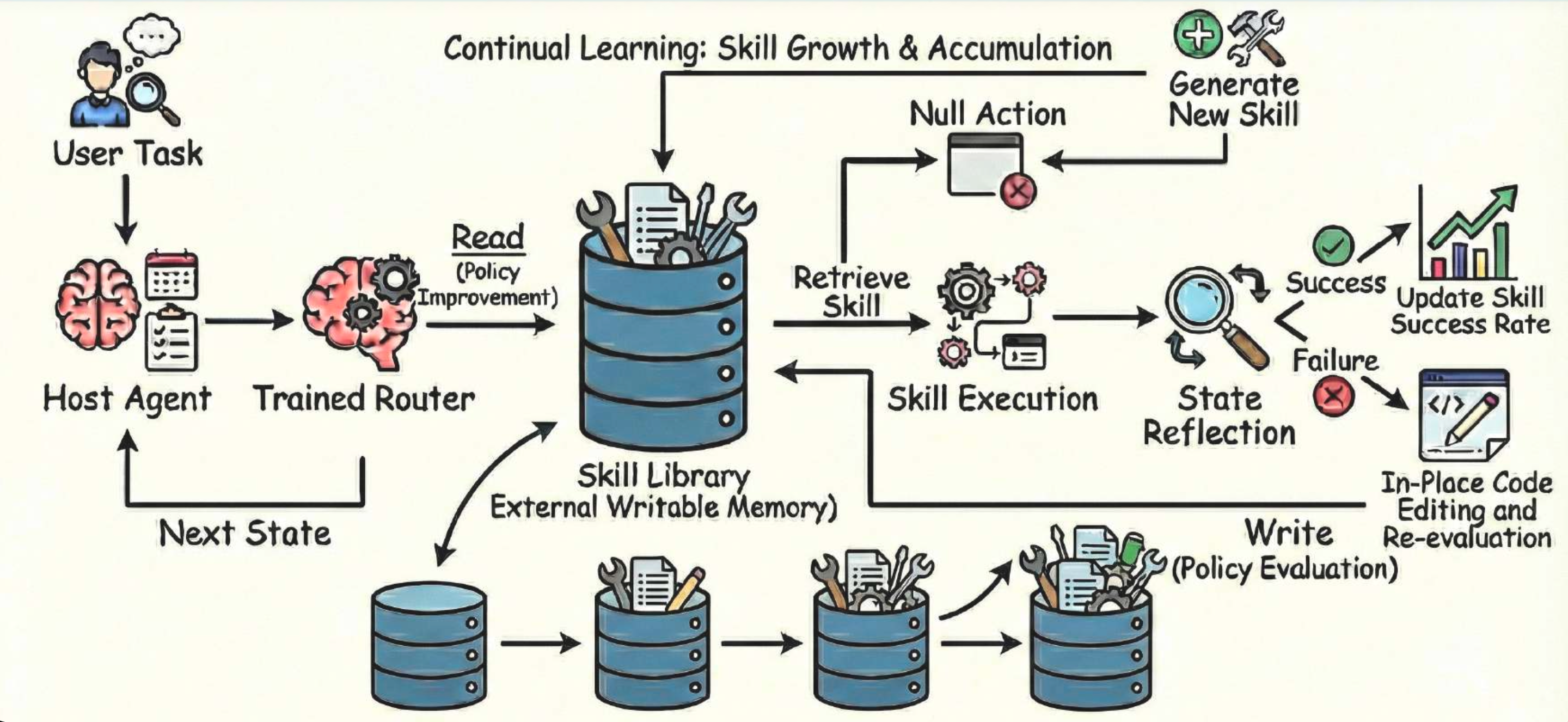 Memento-Skill framework diagram
